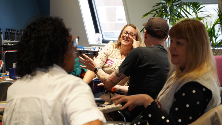 members laughter at the member meet 2025