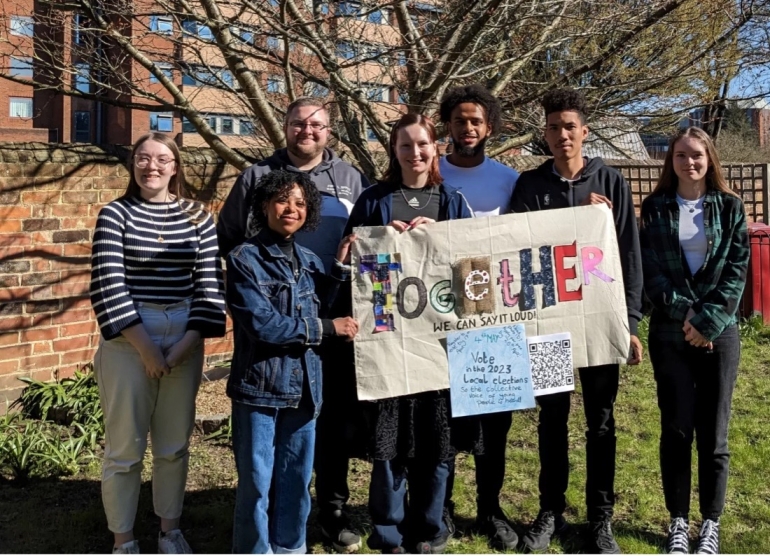 “Together we can say it loud”: No5 young people's social action campaign about voting in local elections