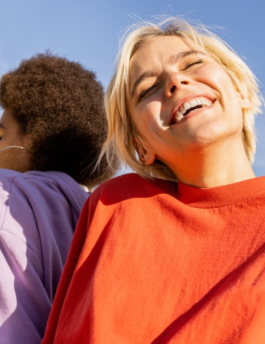 young people in the sunshine